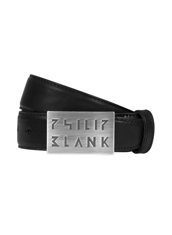 Plate buckle belt (with stitches)