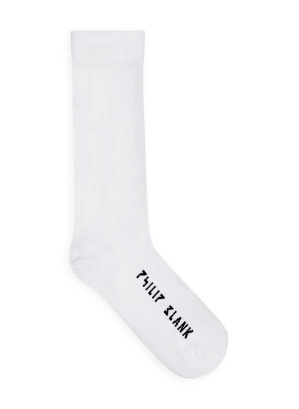White extra thin cotton sock